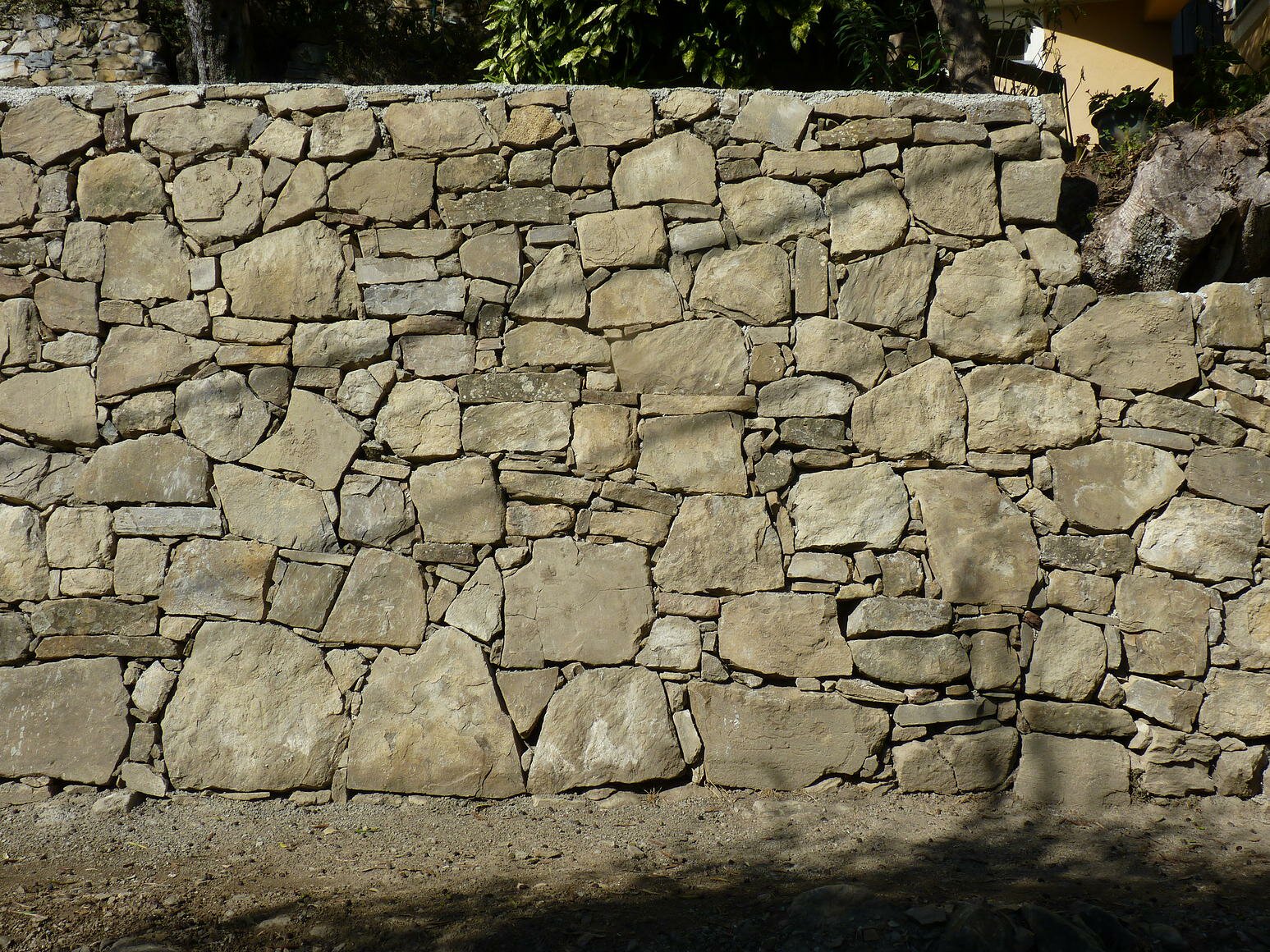 Dry Stone And Cement Walling
